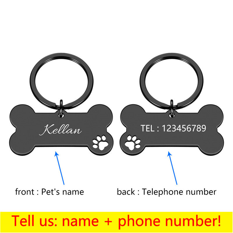   Bone-Shape Pet ID Tag-Pet ID tag 