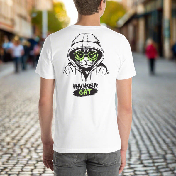 'HACKER CAT' Unisex t-shirt